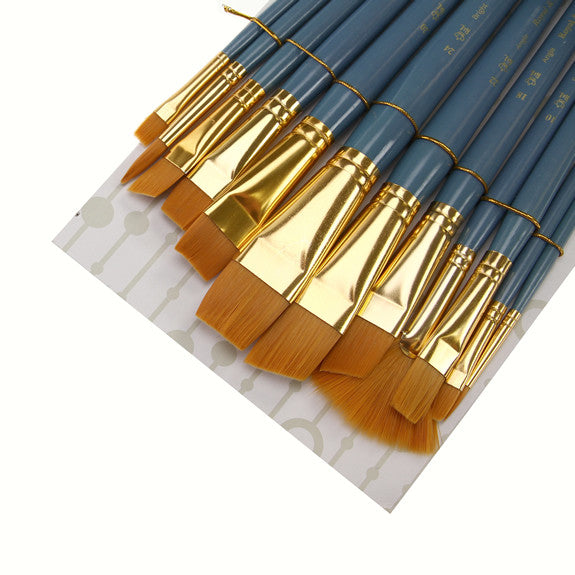 Royal Brush ZipLock Set Medium Gold Taklon Round Variety — Fred Aldous