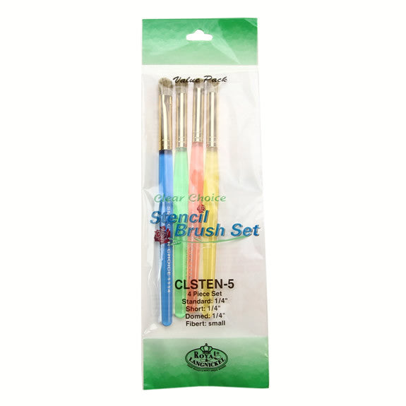 Royal Stencil Brush 4 Pk