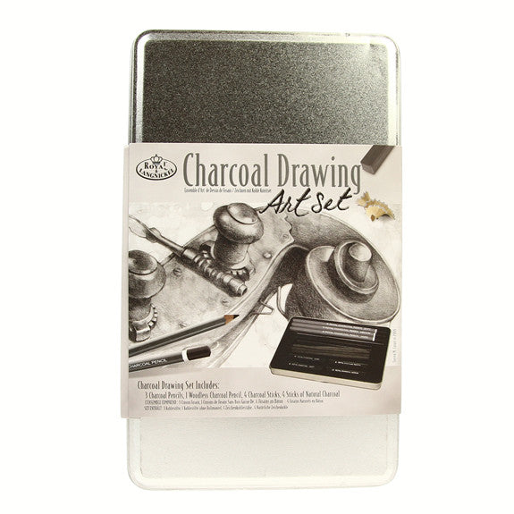 Royal Tin Sets - Charcoal Drawing