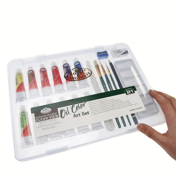 Royal Small Clear Case Art Sets - Oil