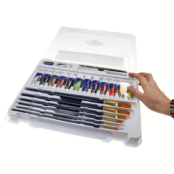 Royal Large Clear Case Art Sets - Acrylic