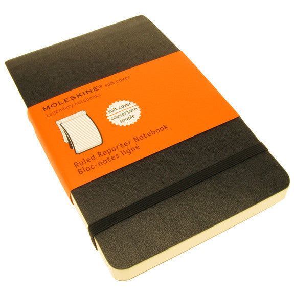 Moleskine Soft Ruled Reporter Notebook Pocket