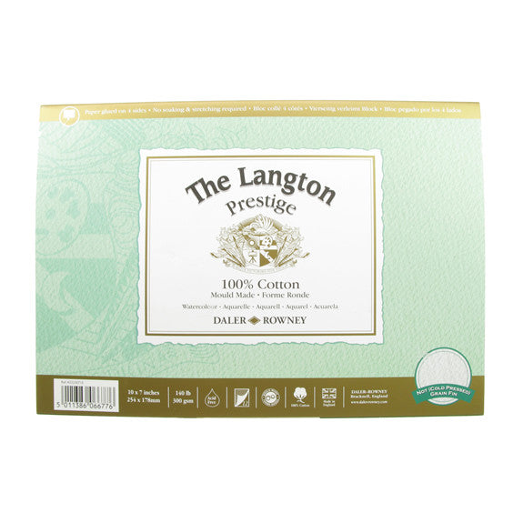 Langton Prestige Watercolour Cold Pressed Block