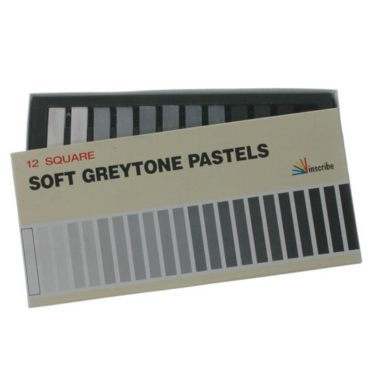 Inscribe Greytone Pastels 12