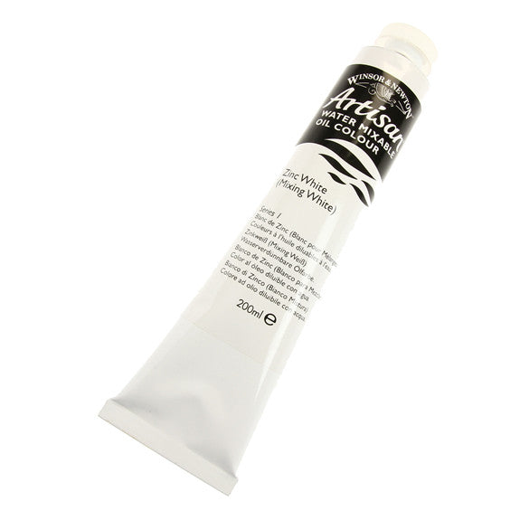 Winsor & Newton Artisan Water Mixable Oil Colour Zinc White 200ml