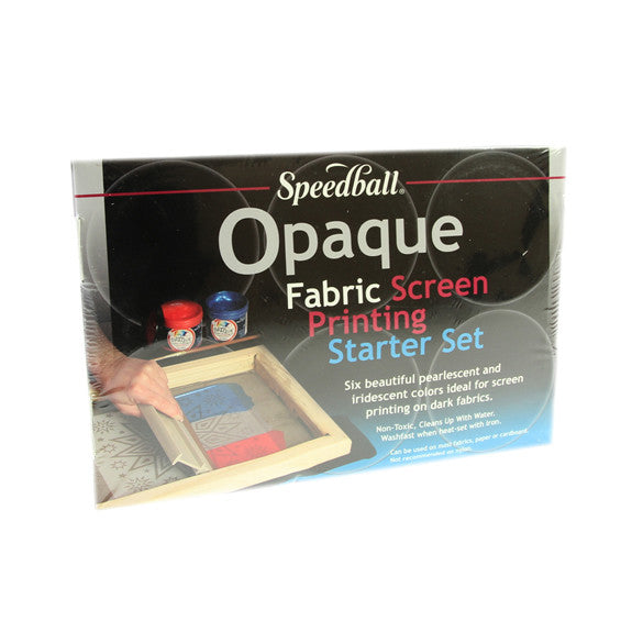 Speedball Opaque Fabric Screen Printing Starter Set