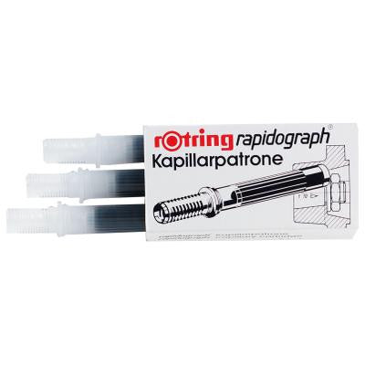 Rapidograph Cartridge 3pk