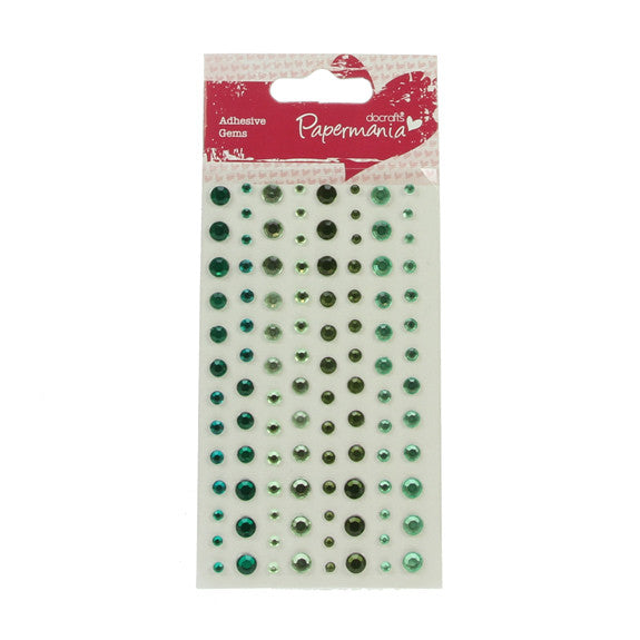 Adhesive Gems - Verde