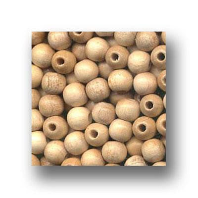 Wood Beads 6mm Round