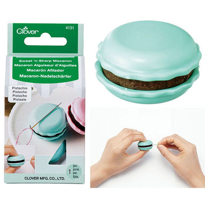 Clover Sweet n Sharp Macaron Needles Holder & Sharpener