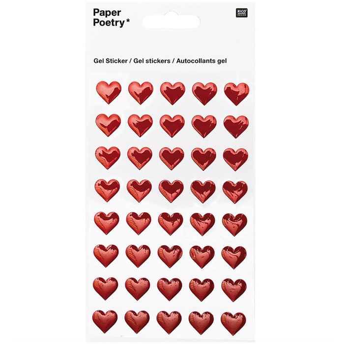 Rico Heart Gel Stickers