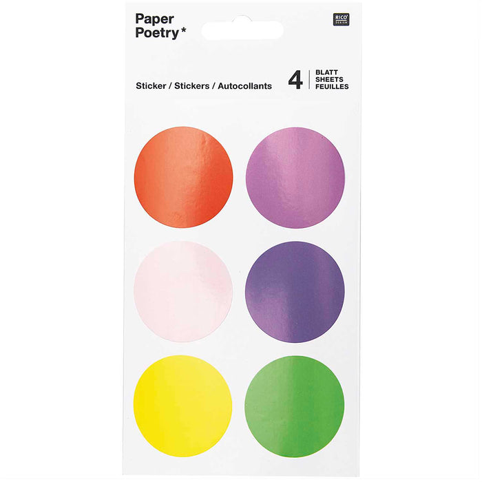 Rico Stickers - Large Circles - Multicoloured