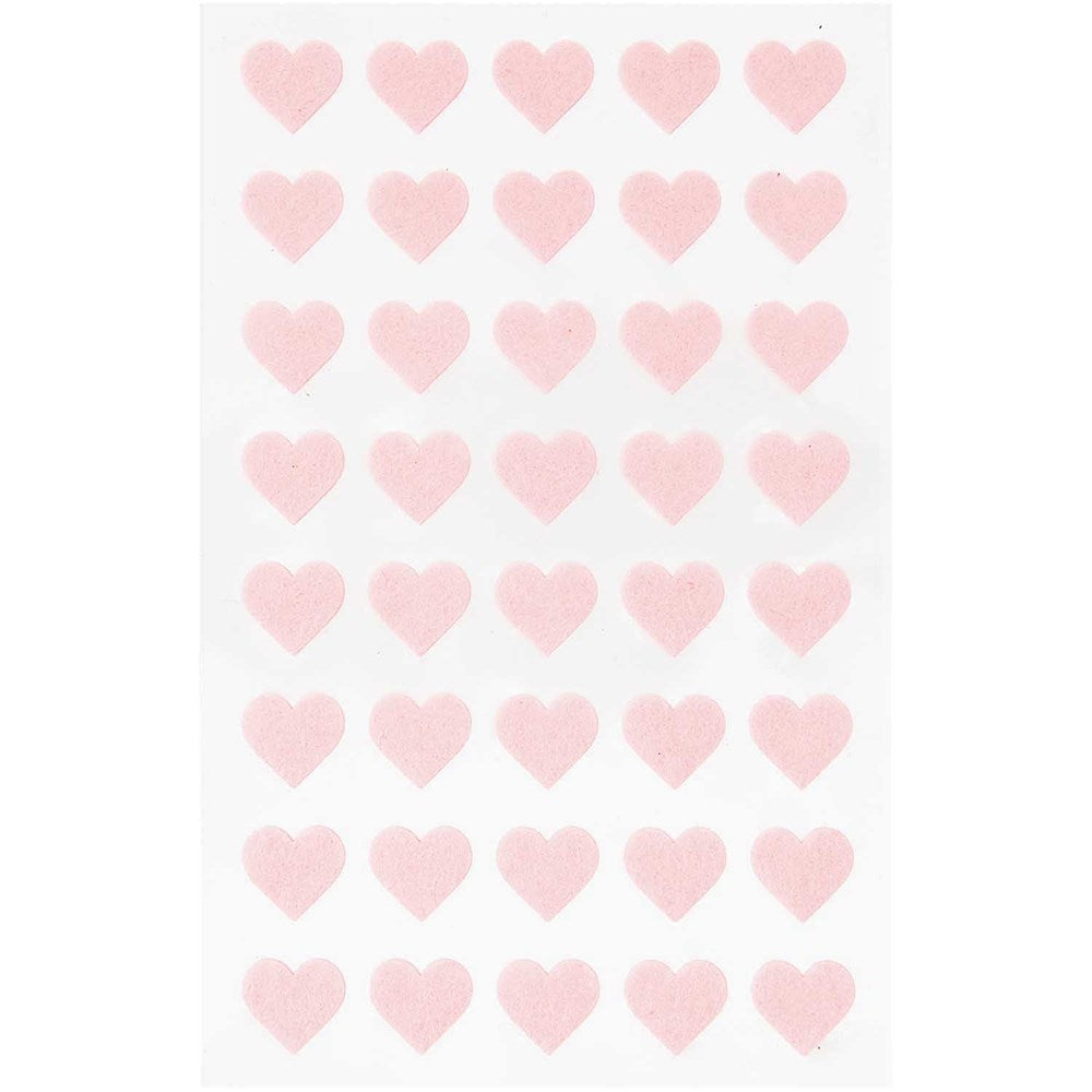 Rico Felt Heart Stickers