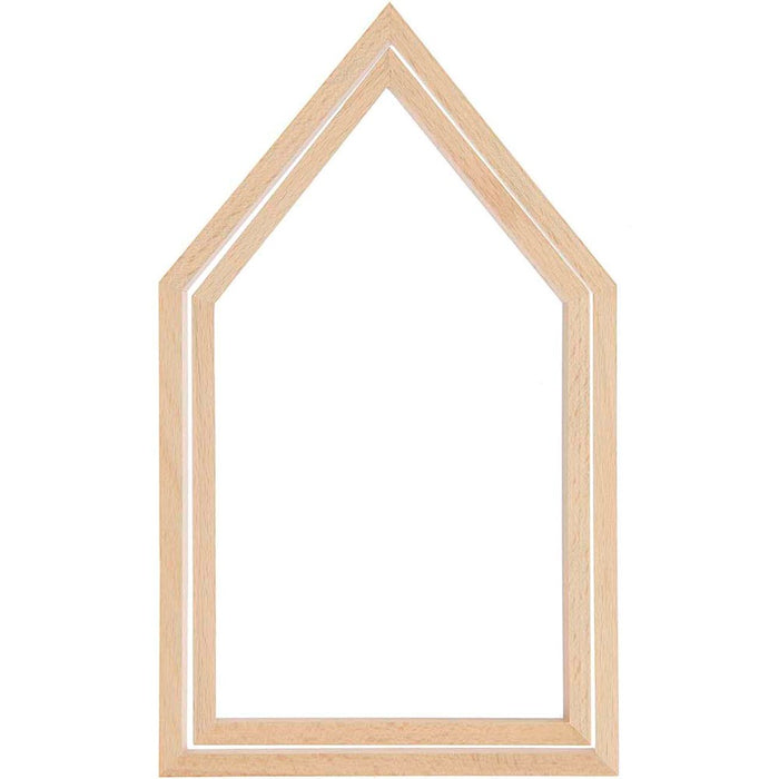 Decorative Embroidery Frame - House Large