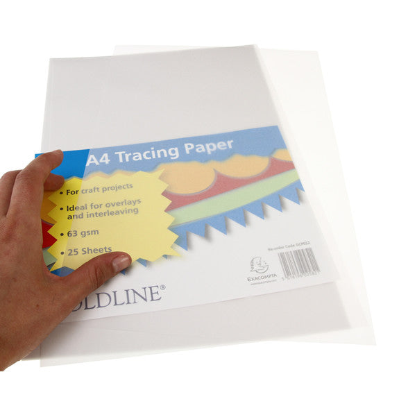 Tracing Paper Pack - A4 25pk - 63gsm