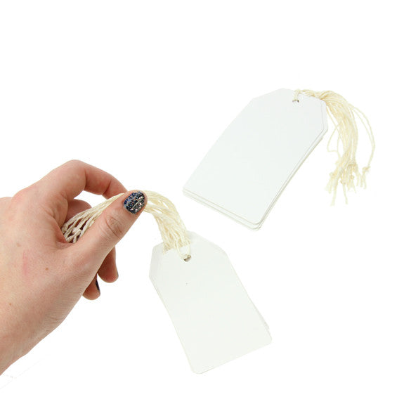 White Tags - 20 Pack