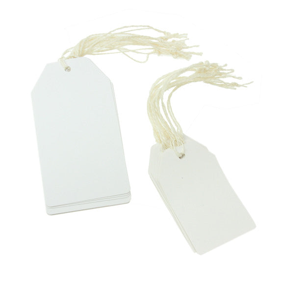 White Tags - 20 Pack