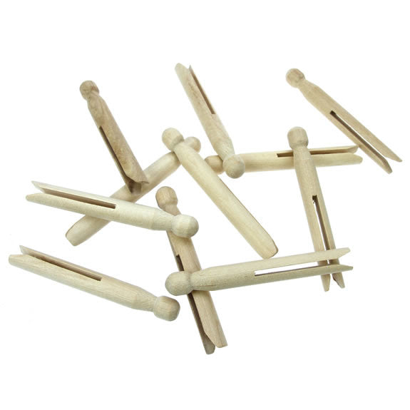 Traditional Dolly Pegs 24 Pk