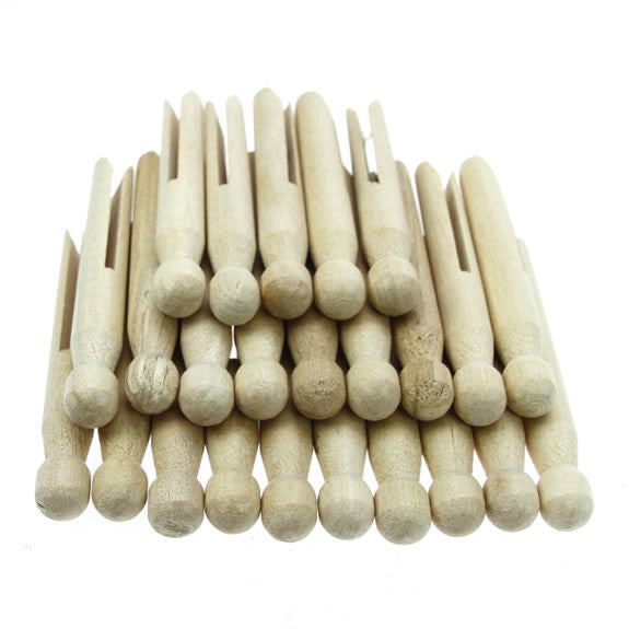 Traditional Dolly Pegs 24 Pk