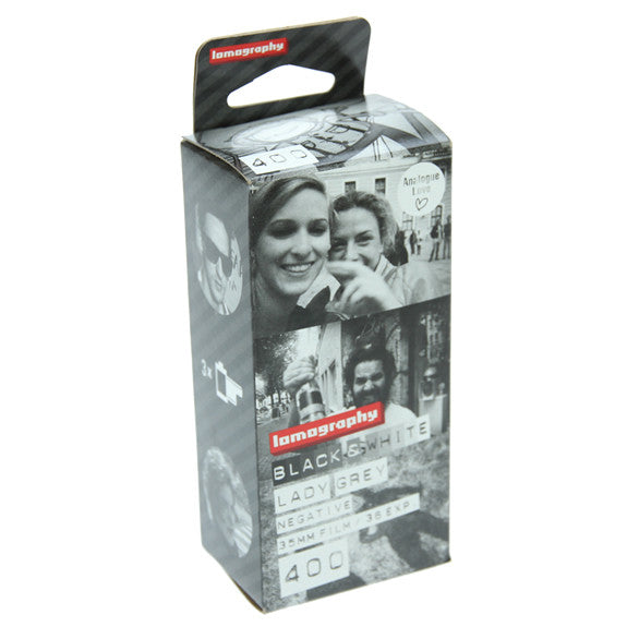 Lomography Lady Grey B&W Film 35mm - 3 Pack 400 ISO