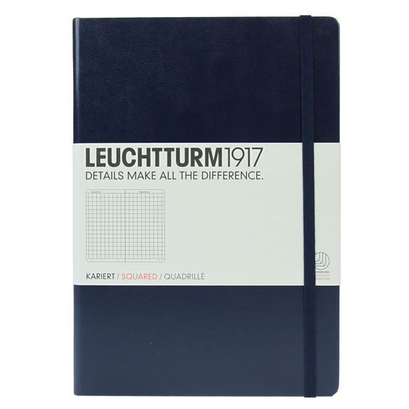 Leuchtturm 1917 Notebook Medium Squared Navy