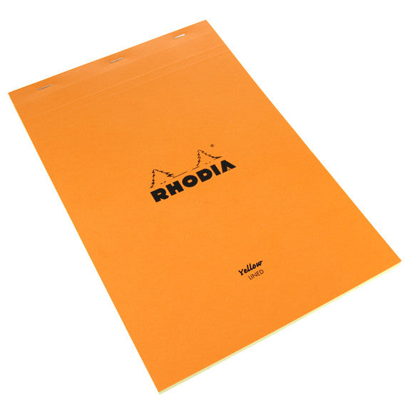 Rhodia Yellow Paper 21 x 31.8 Lined And Margin.