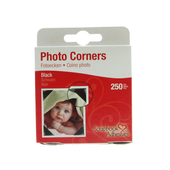 Photo Corners Black 250pcs