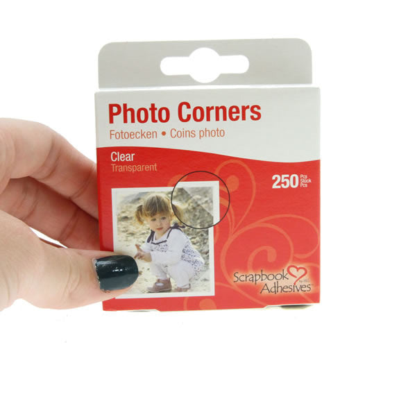 Photo Corners Clear 250pcs