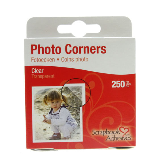 Photo Corners Clear 250pcs
