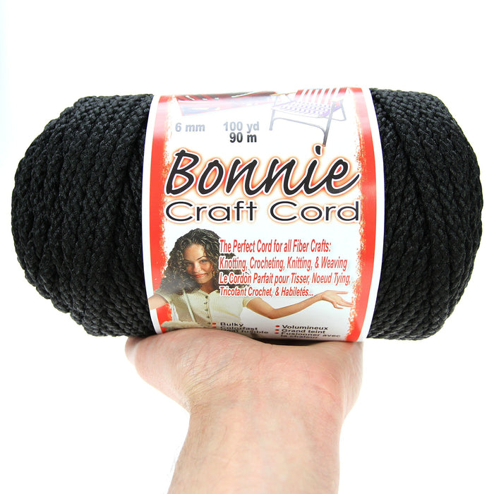 Bonnie Craft Cord 6mm - Black