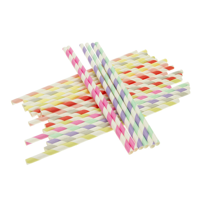 Rico Paper Straws Sorbet Mix 24pk