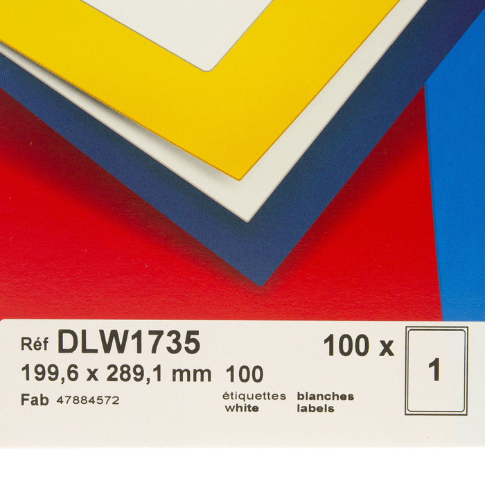 White Labels 199.6mm x 289.1mm 100pk