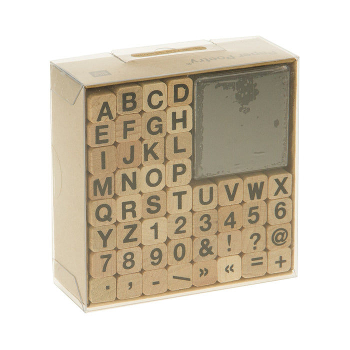Stamp Set Letters And Numbers