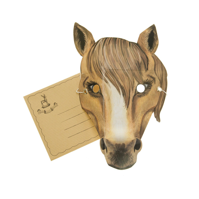 Horse Mask Card