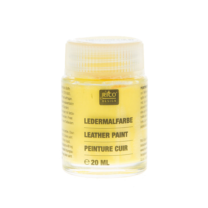 Leather Paint Yellow 20ml