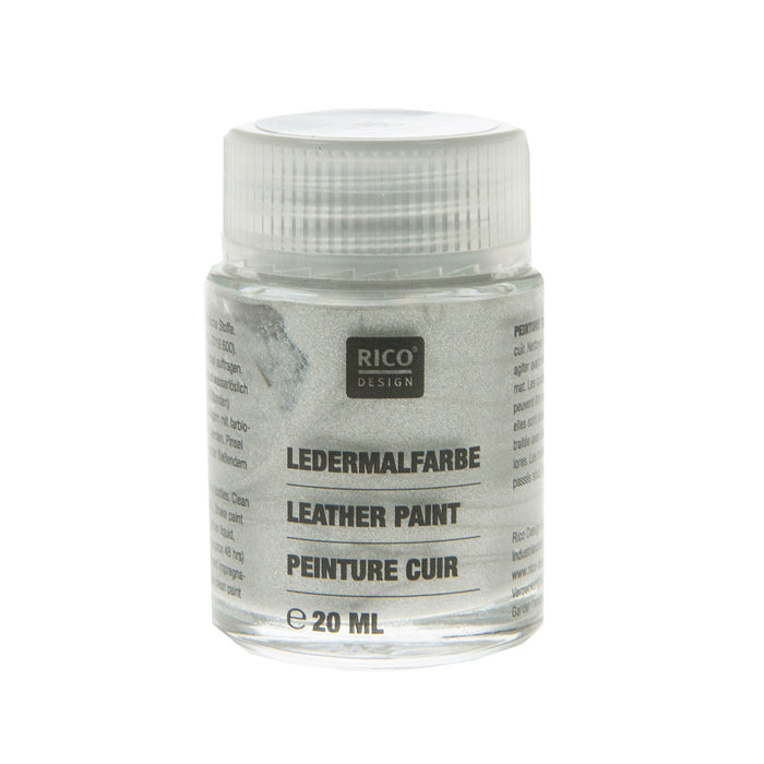 Leather Paint Silver 20ml