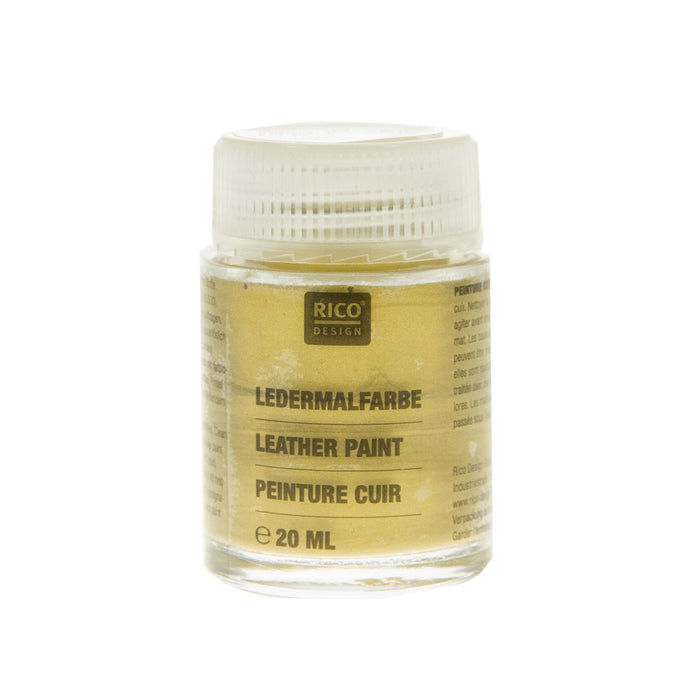 Leather Paint Gold 20ml