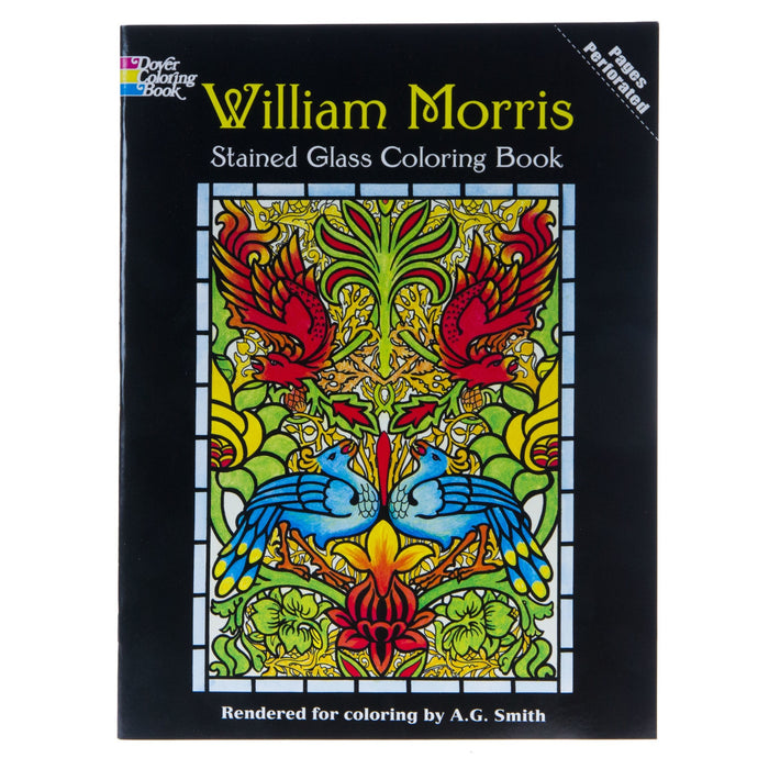 Stained Glass Colouring Book