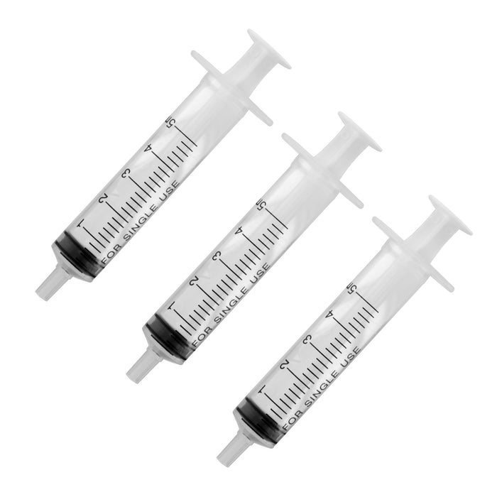 3 x 5ml Syringes