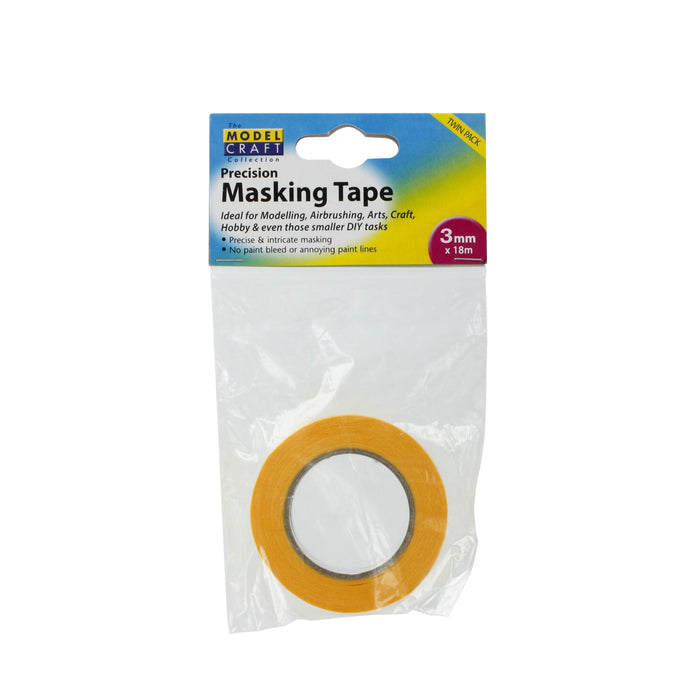 Precision Masking Tape 3mmx18M - Twin Pack