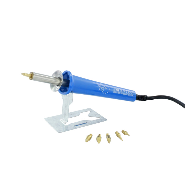 Pyrography Iron + 6 Bits