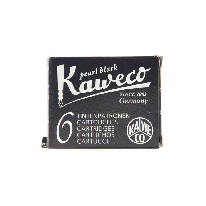 Kaweco Pearl Black Ink Cartridge 6pk