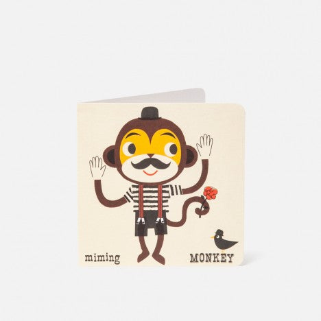 A-Z Card Miming Monkey