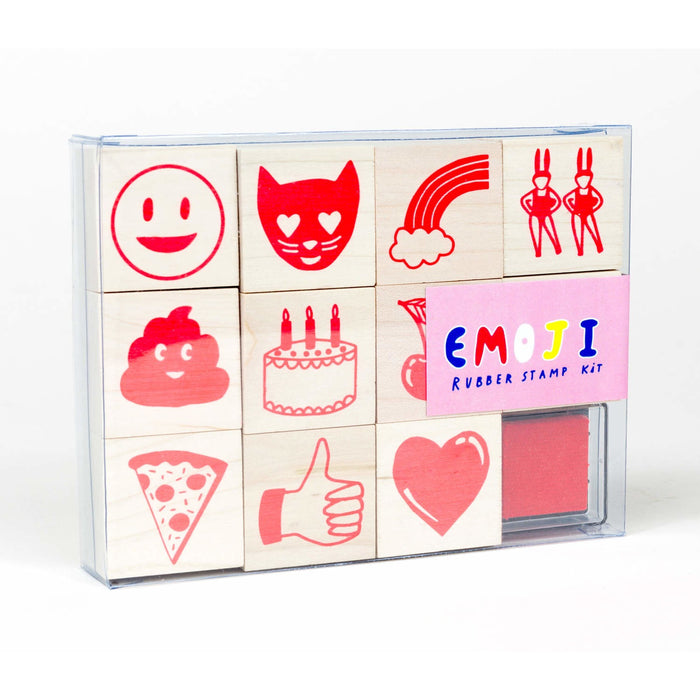 YOW Emojy Rubber Stamp Set