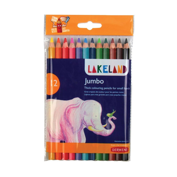 Lakeland Jumbo Coloured Pencils 12pk
