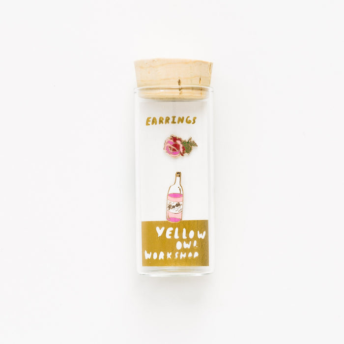 Yellow Owl Workshop - Rose & Rosé Earrings