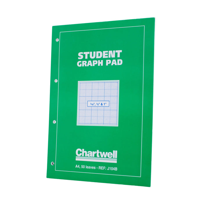 Student Graph Pad 50sh A4 1/10 1/2 & 1" 70g 4H