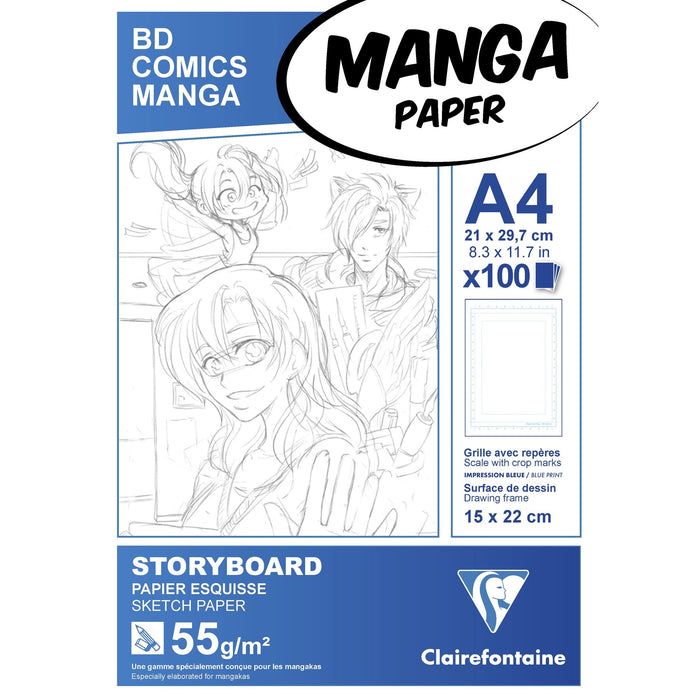 Manga Storyboard Pad A4