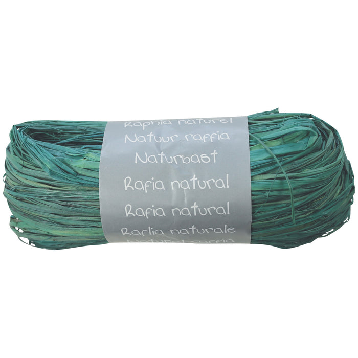 Natural Raffia Ball 50g Turquoise