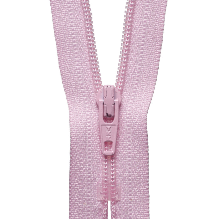 Nylon Dress and Skirt Zip - 18cm - Mid Pink
